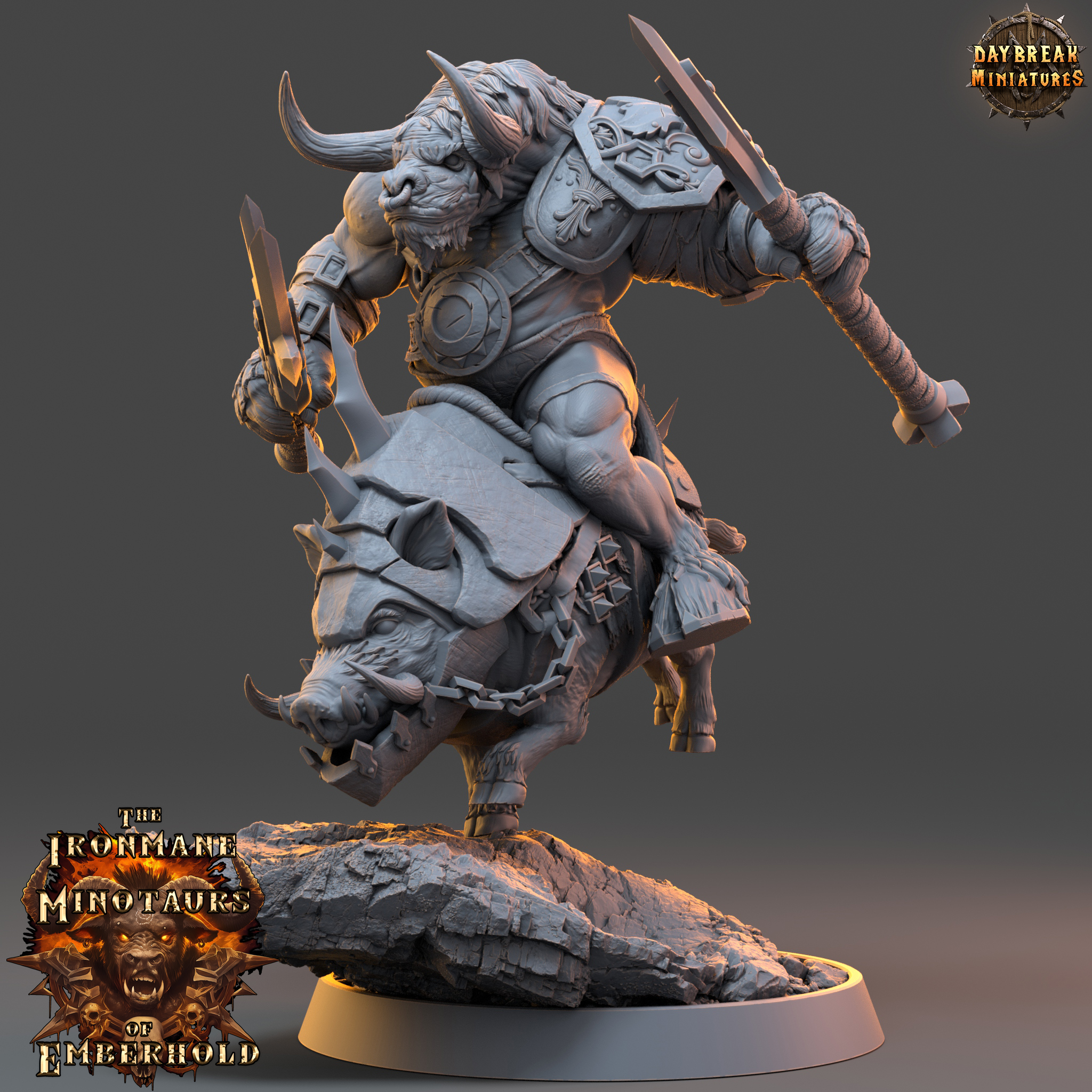 Torvak Stormrage - The Ironmane Minotaurs of Emberhold